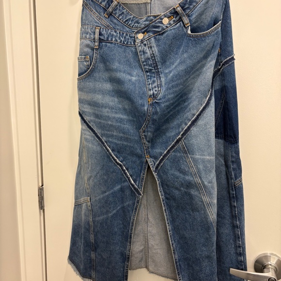 Anthropologie denim skirt - Picture 2 of 2